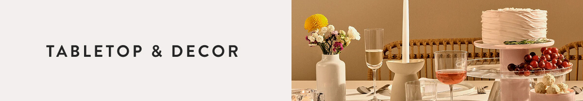 Shop Tabletop & Decor on Sale