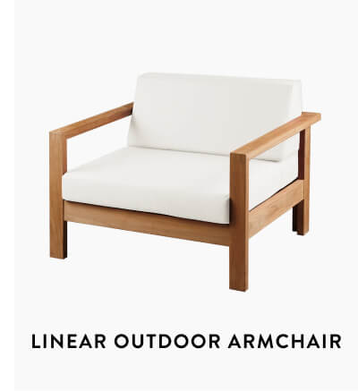 Linear Deep Seating Outdoor Armchair