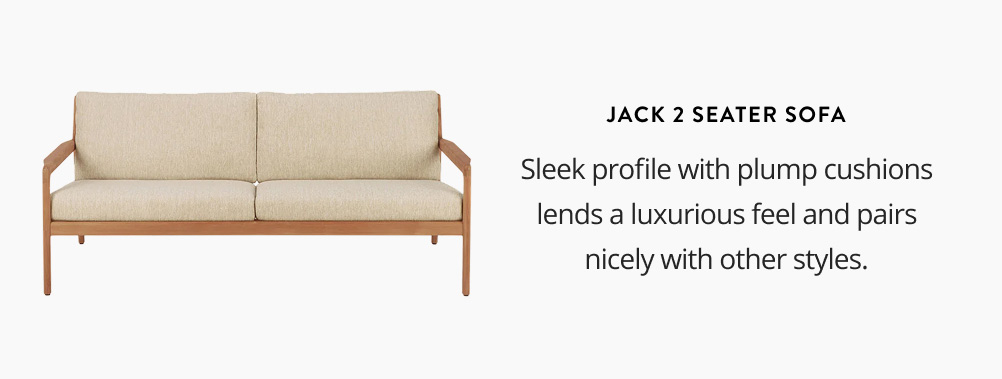 Jack 2 seater sofa