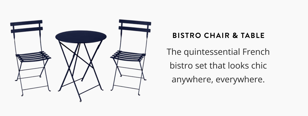Bistro Chair & Table 