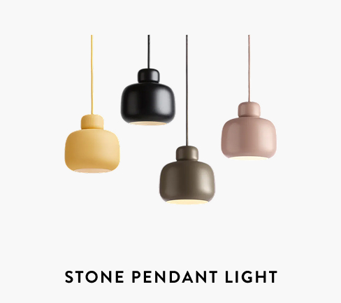 Stone Pendant Light