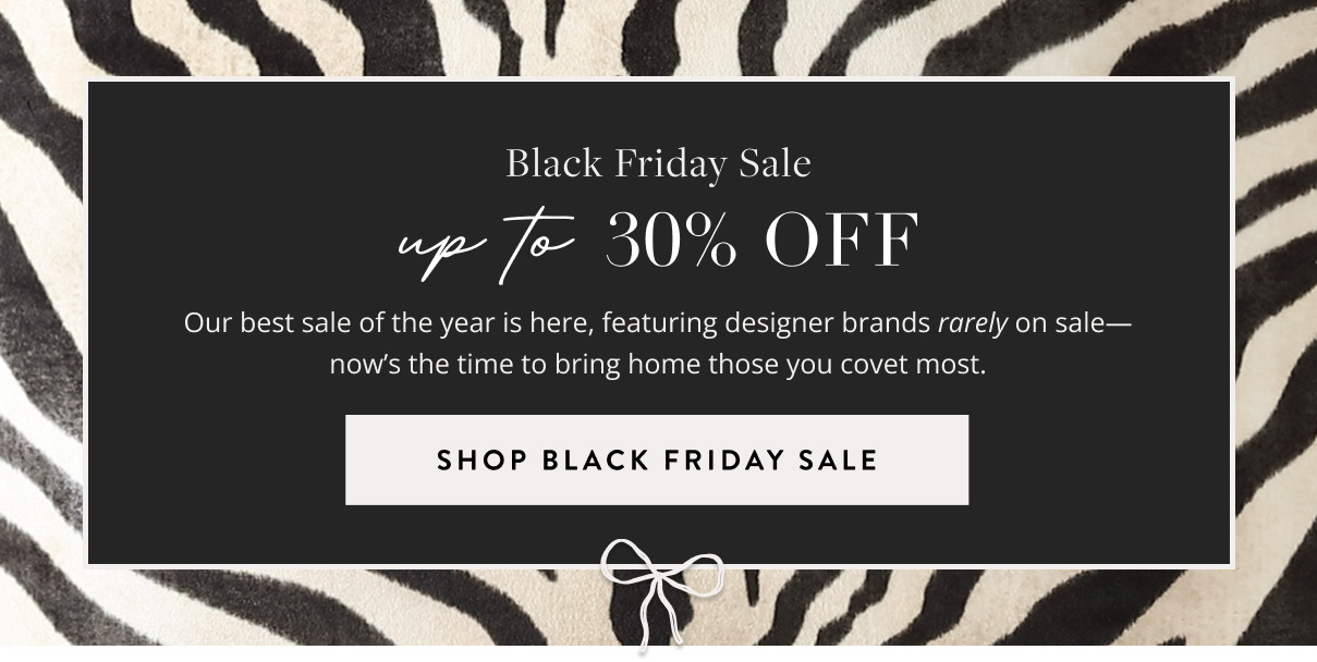 Black Friday Sale - up to 30% off