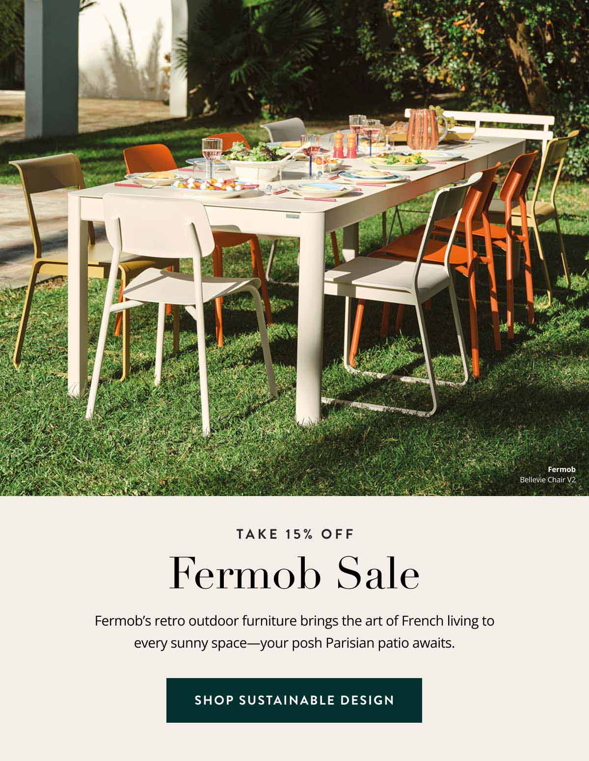 Take 15% off Fermob Sale