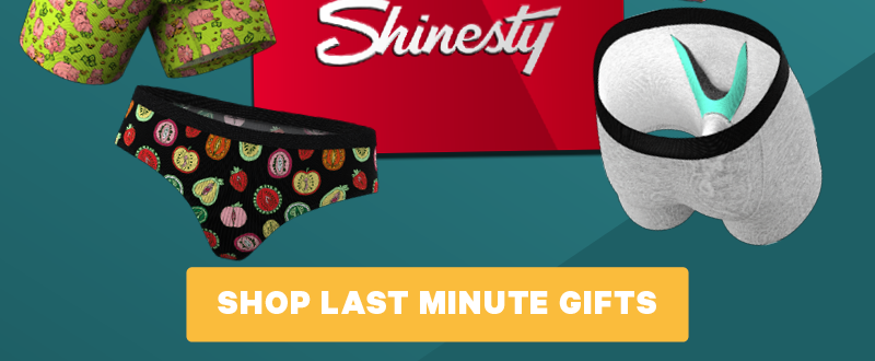 (Image: Collage of men’s underwear, women’s underwear, and gift cards)  [CTA: “Shop Last Minute Gifts”]