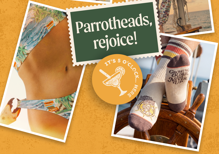 Parrotheads, rejoice! It's 5 o' clock.. here