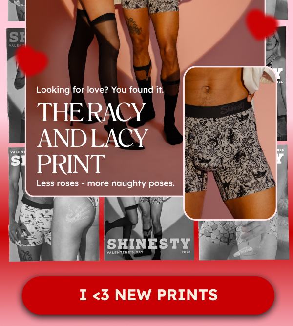 Looking for love? You found it. The Racy And Lacy. I <3 NEW PRINTS