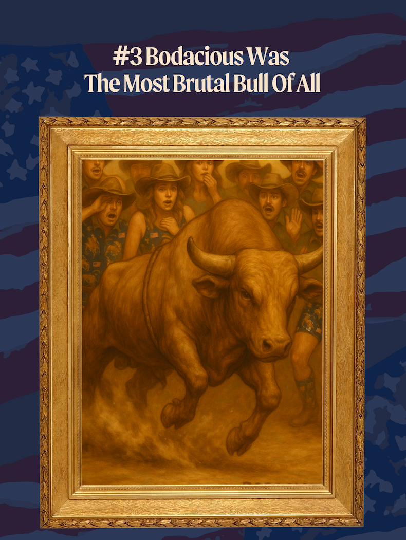 #3 Bodacious Was The Most Brutal Bull Of All