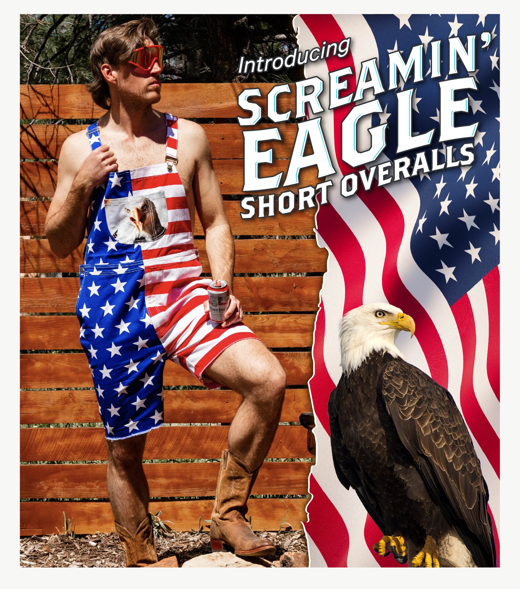 Introducing the Screamin' Eagle Short Overalls.