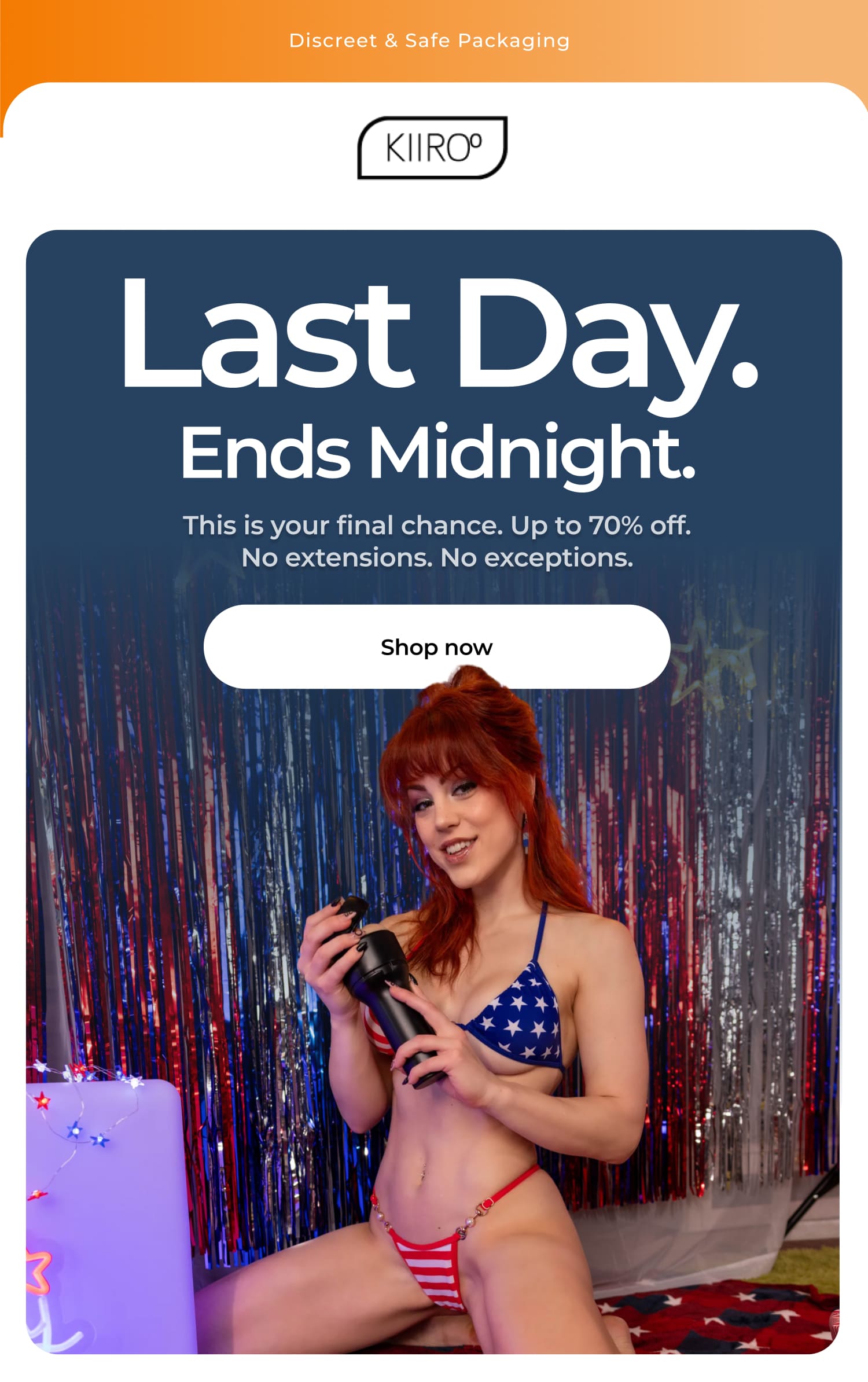 Last Day. Ends Midnight.