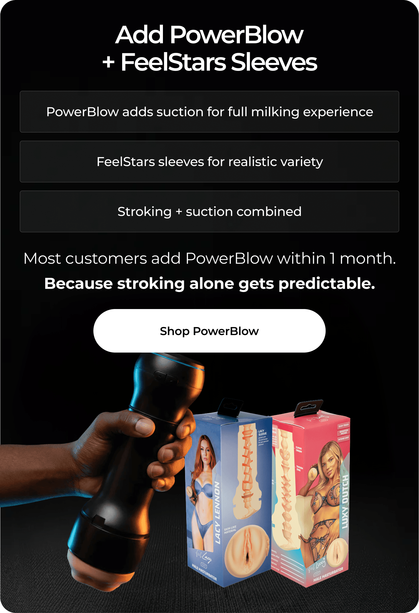 Add PowerBlow + FeelStars Sleeves