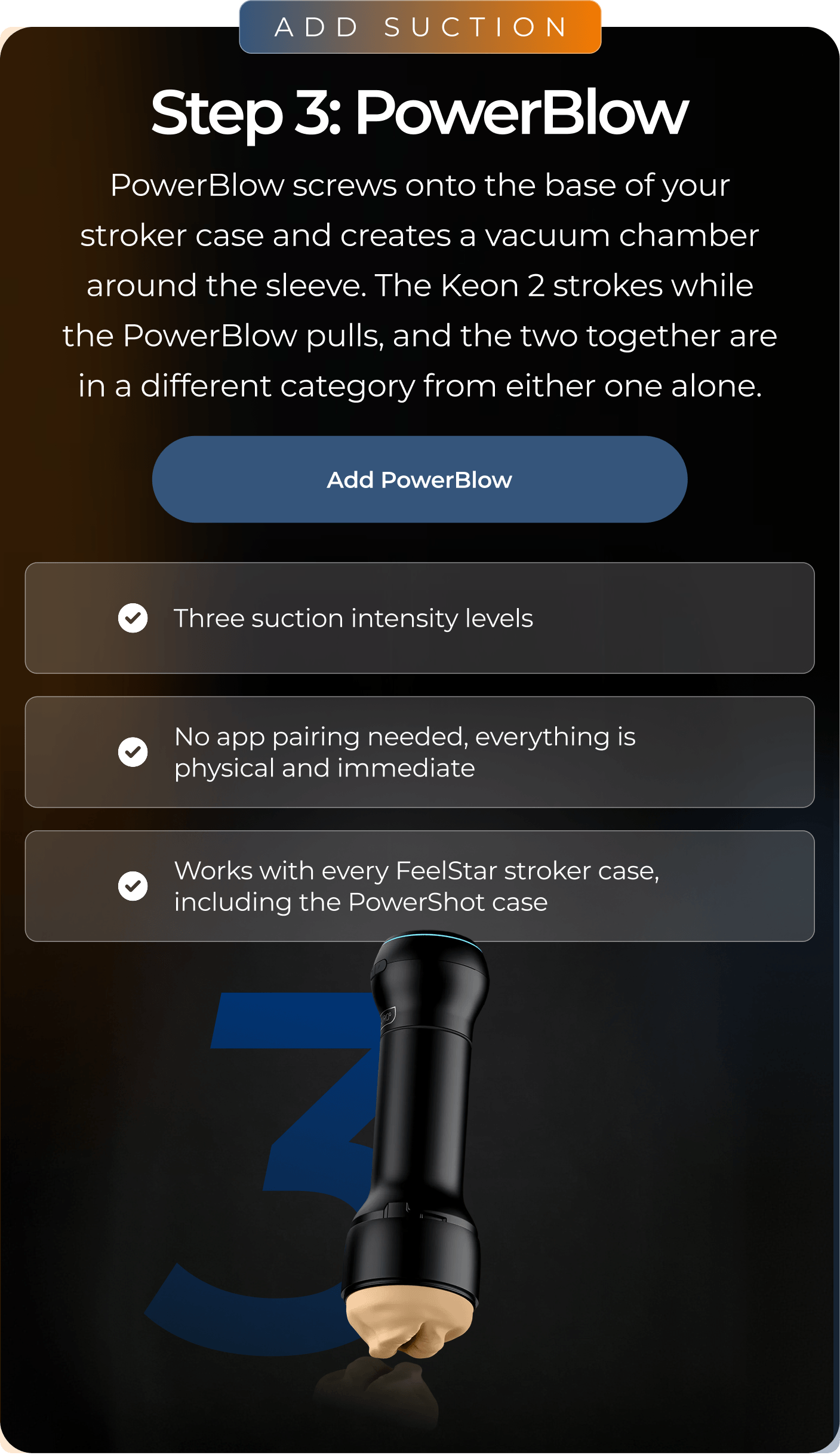 Step 3: PowerBlow