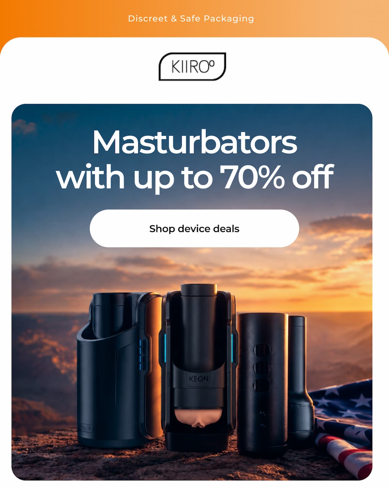 Mastrubators with up to 70% off