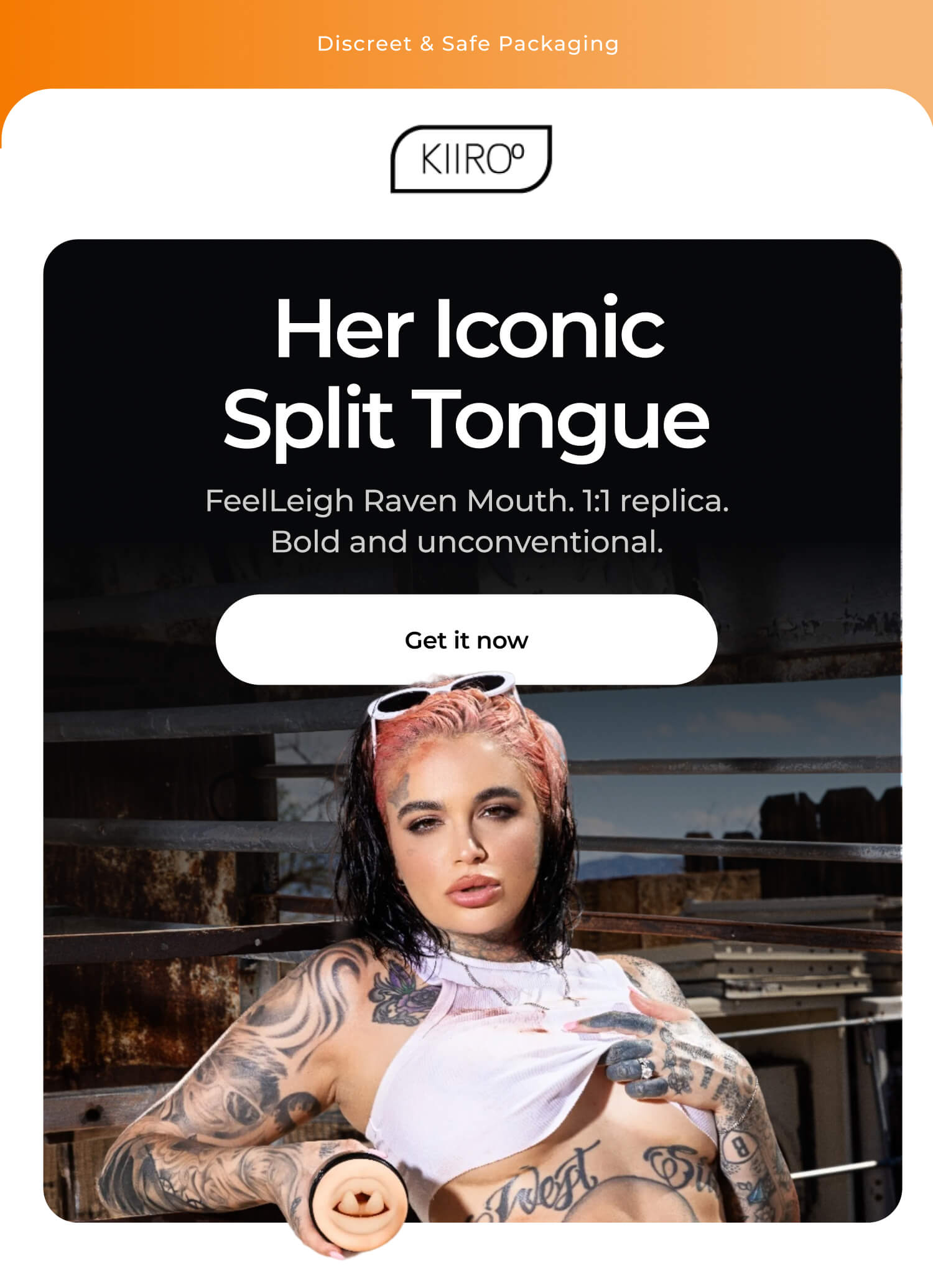 Her Iconic Split Tongue