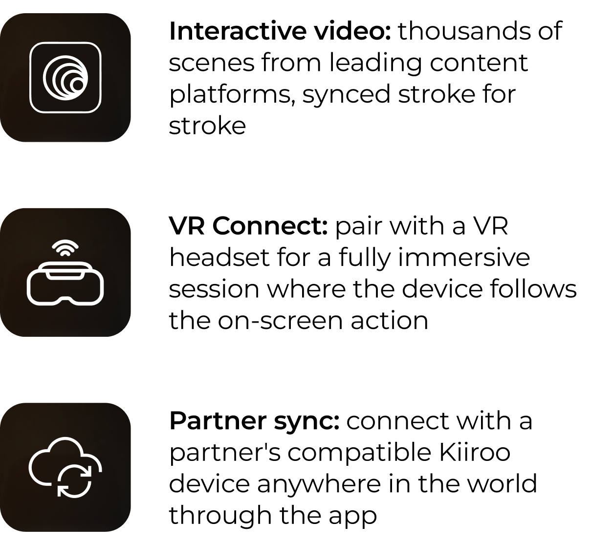 What you can sync to