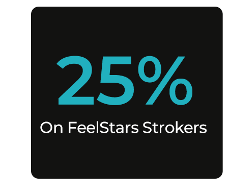 … 25% On FeelStars Strokers 