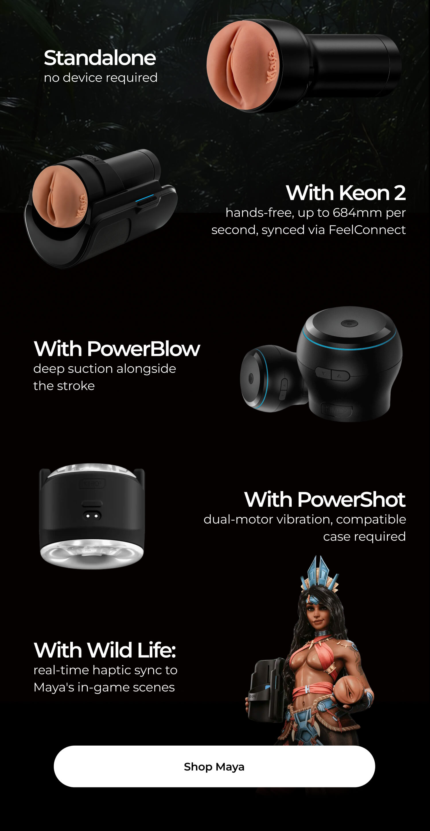 Your whole setup. Maya Inside
