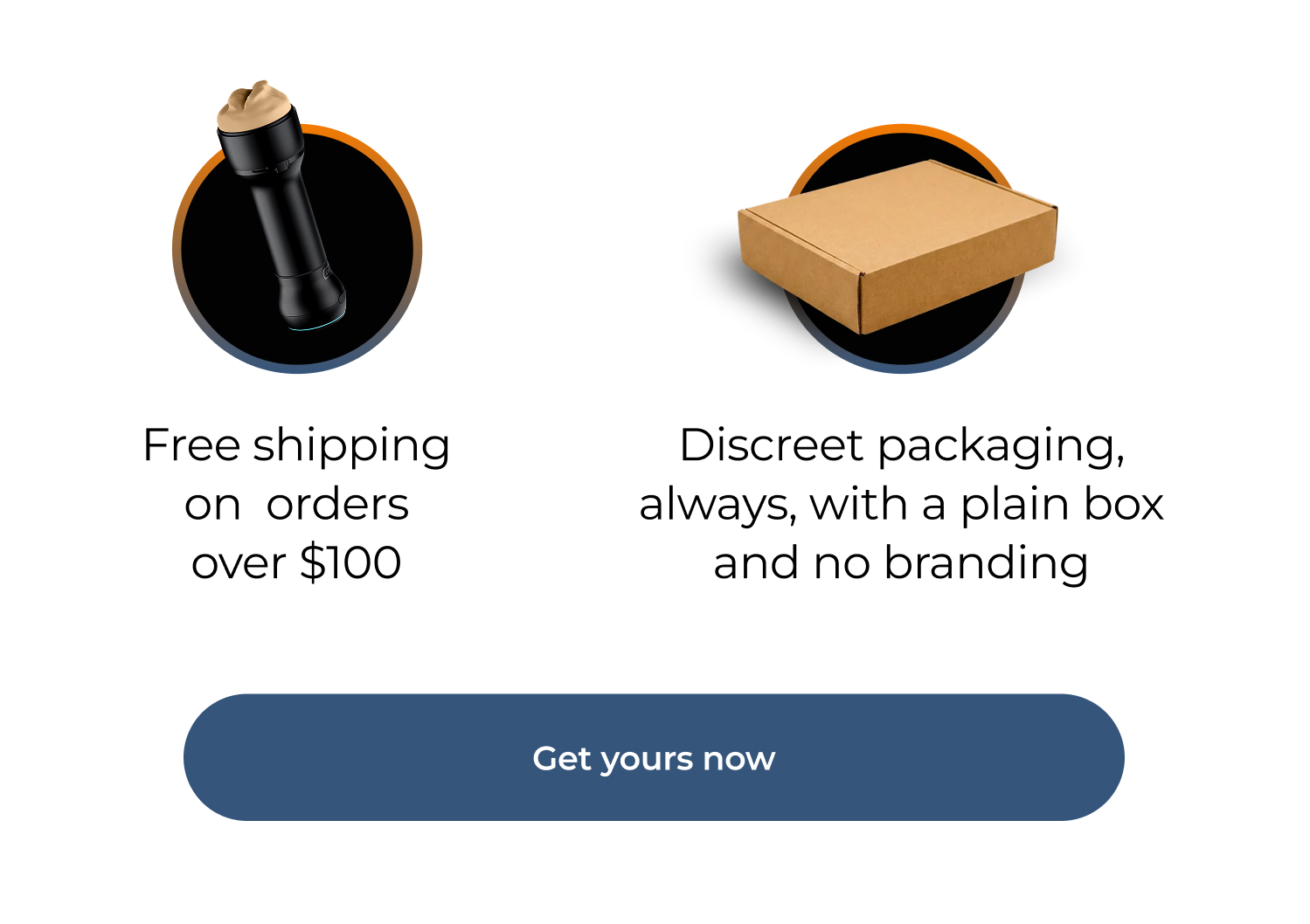 Free shipping on  orders over $100