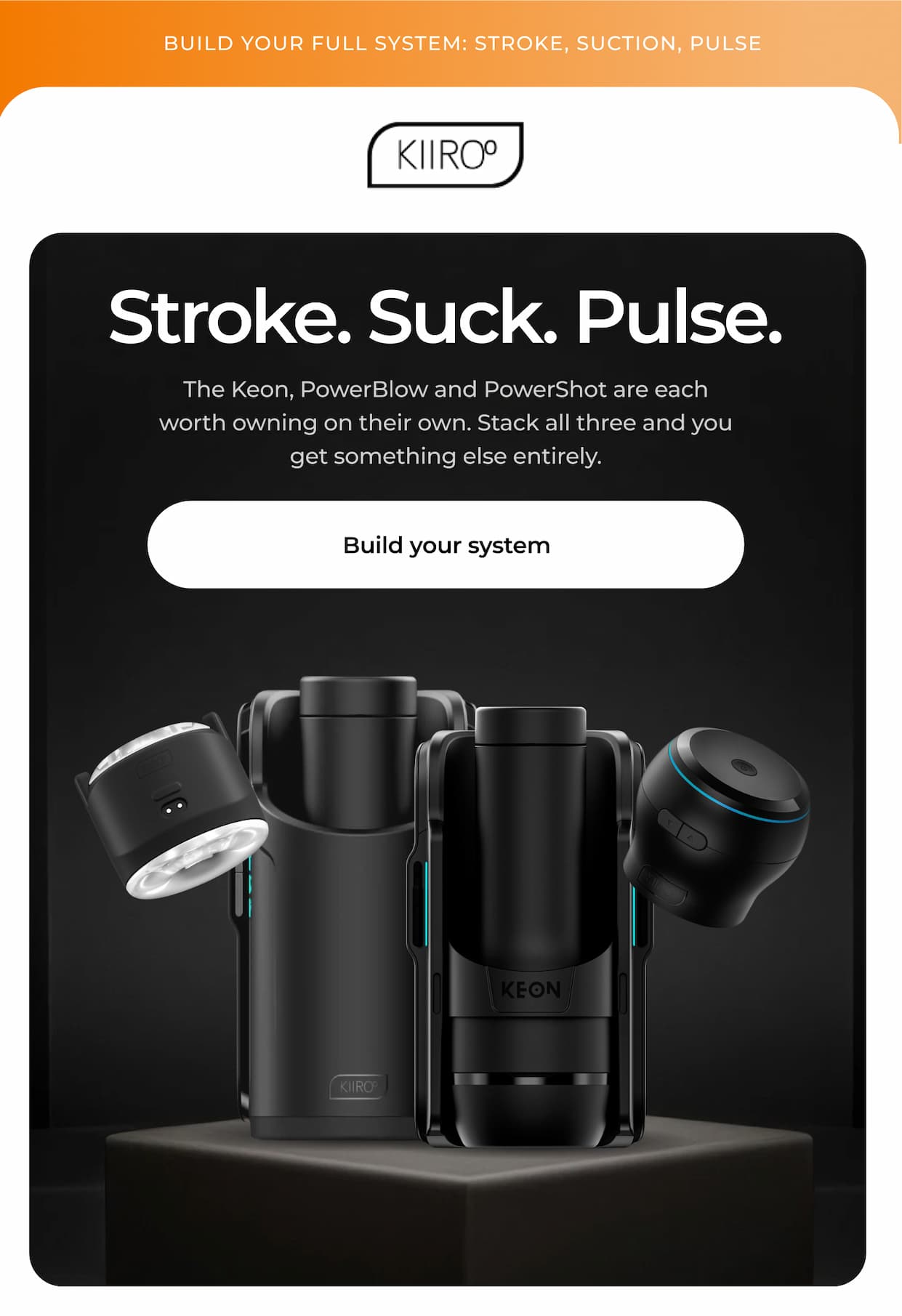 Stroke. Suck. Pulse.