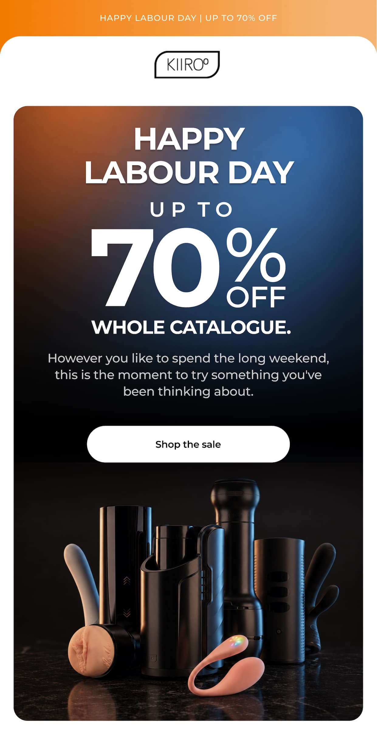 Happy Labour Day upto 70% off