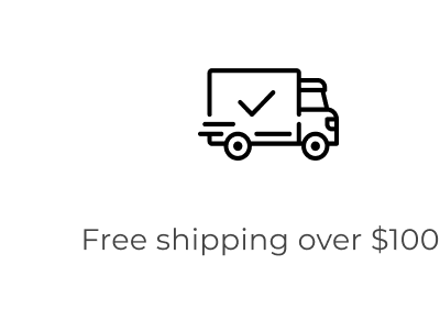 Free shipping over $100