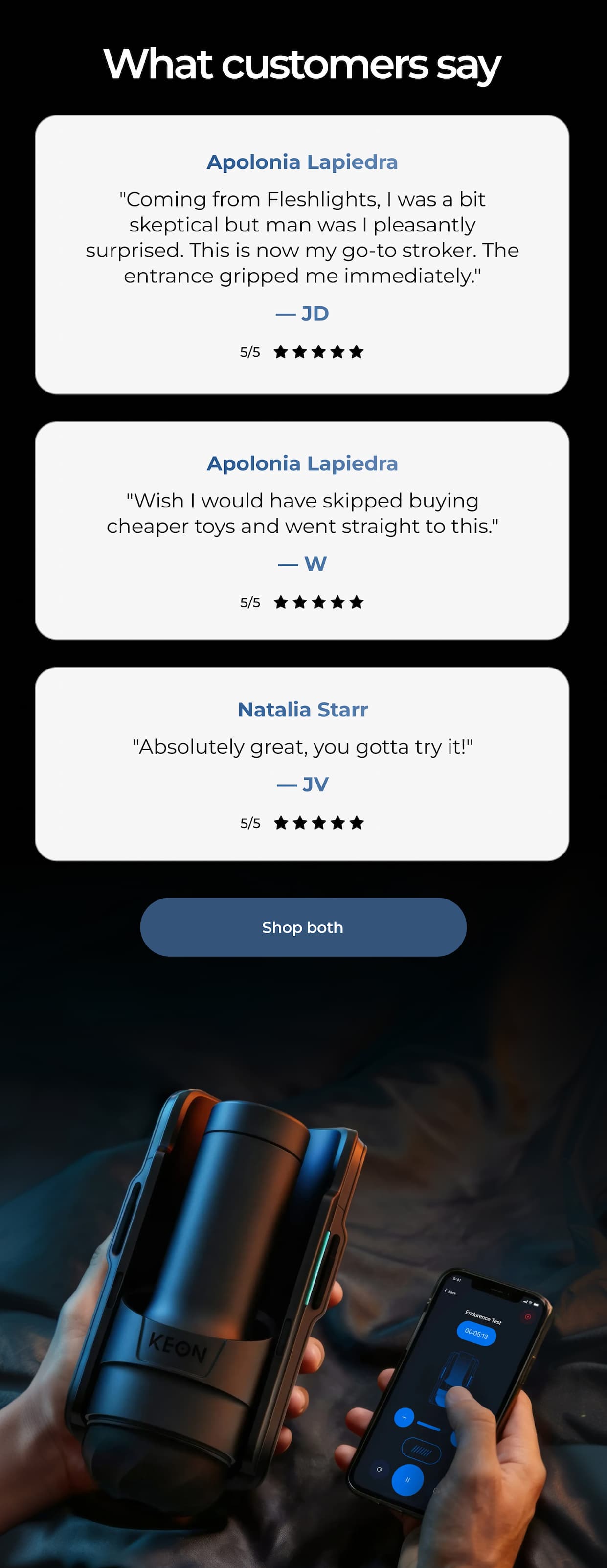 What customers say
