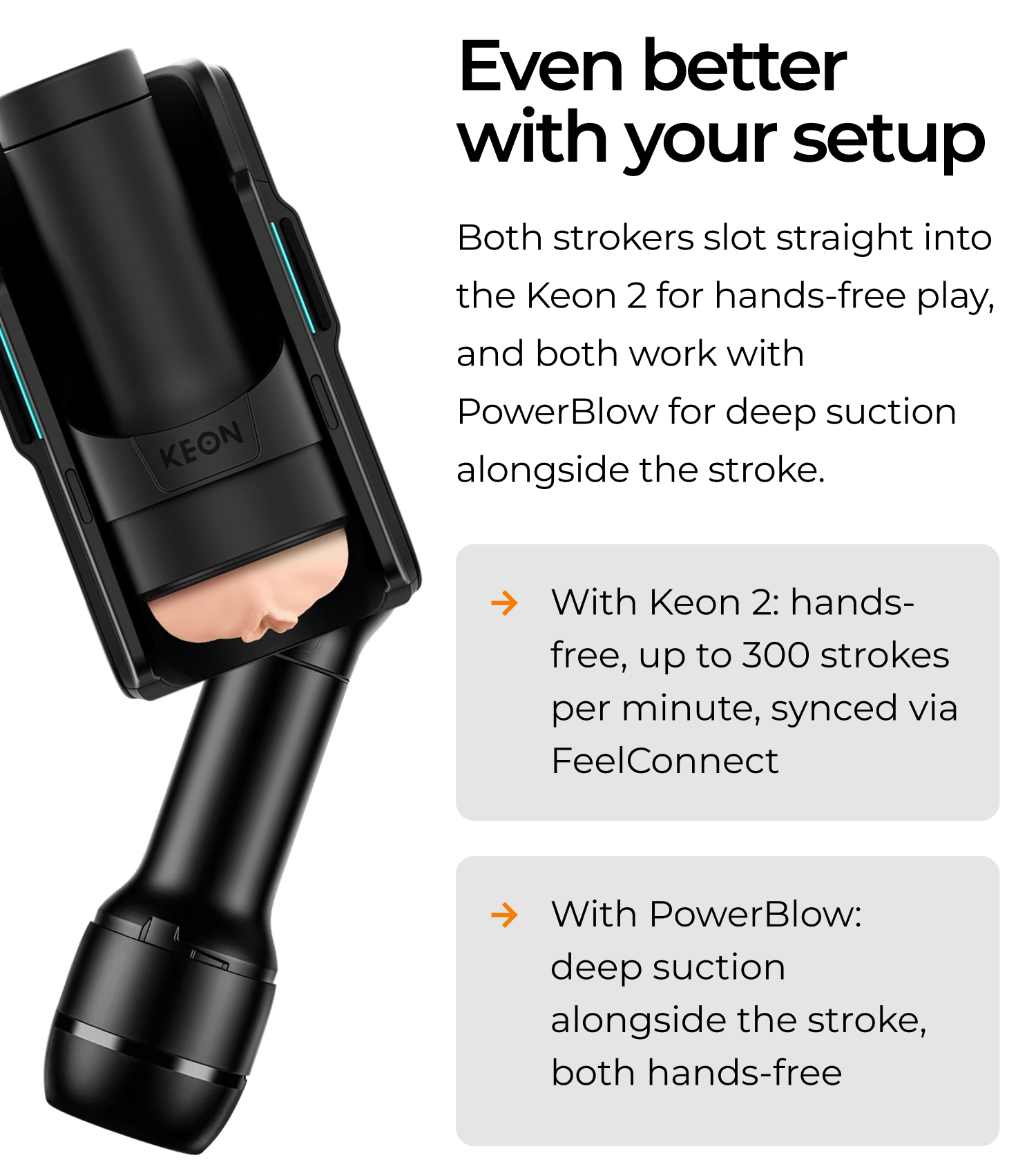 Even better with your setup