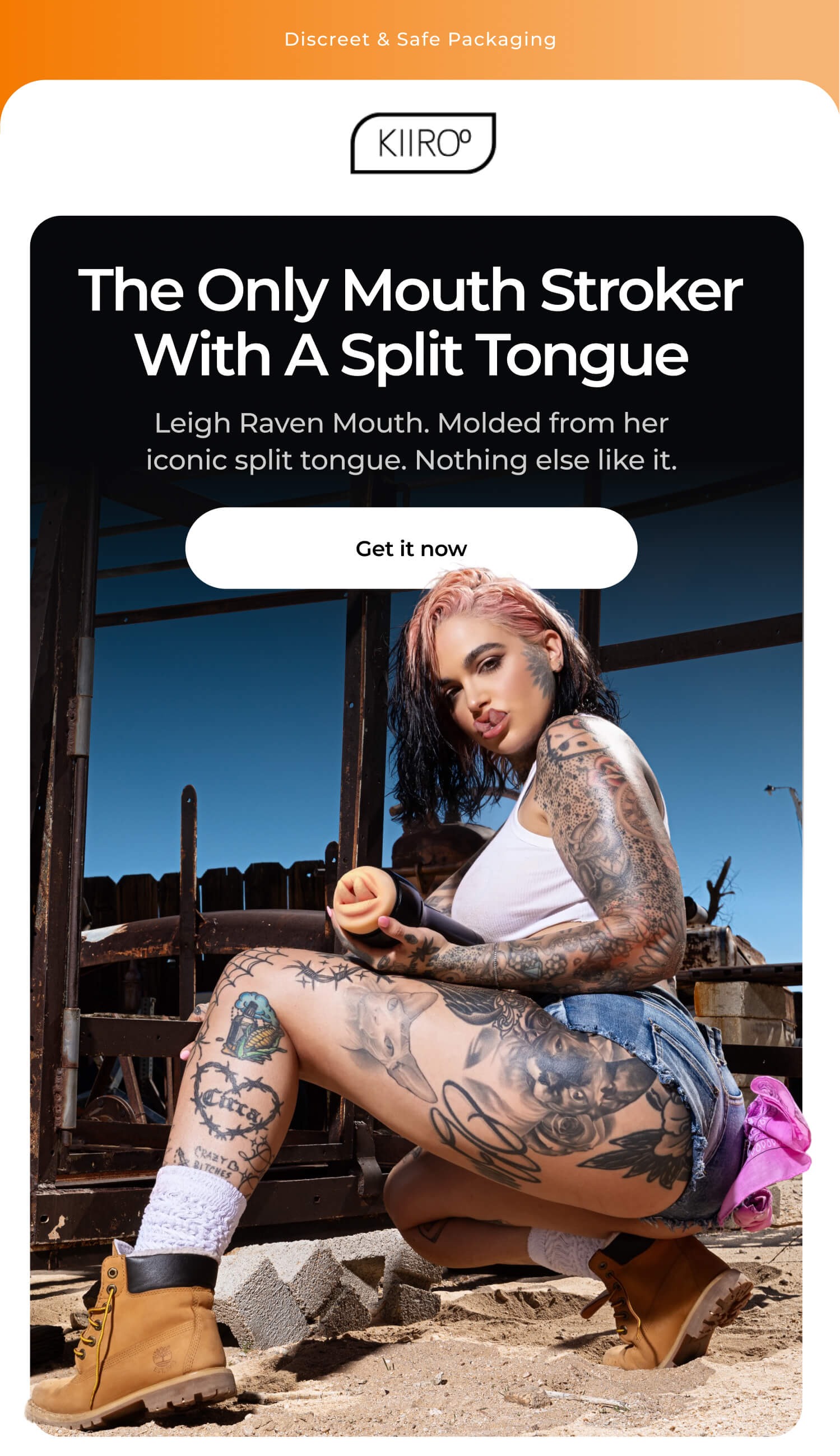 The Only Mouth Stroker With A Split Tongue