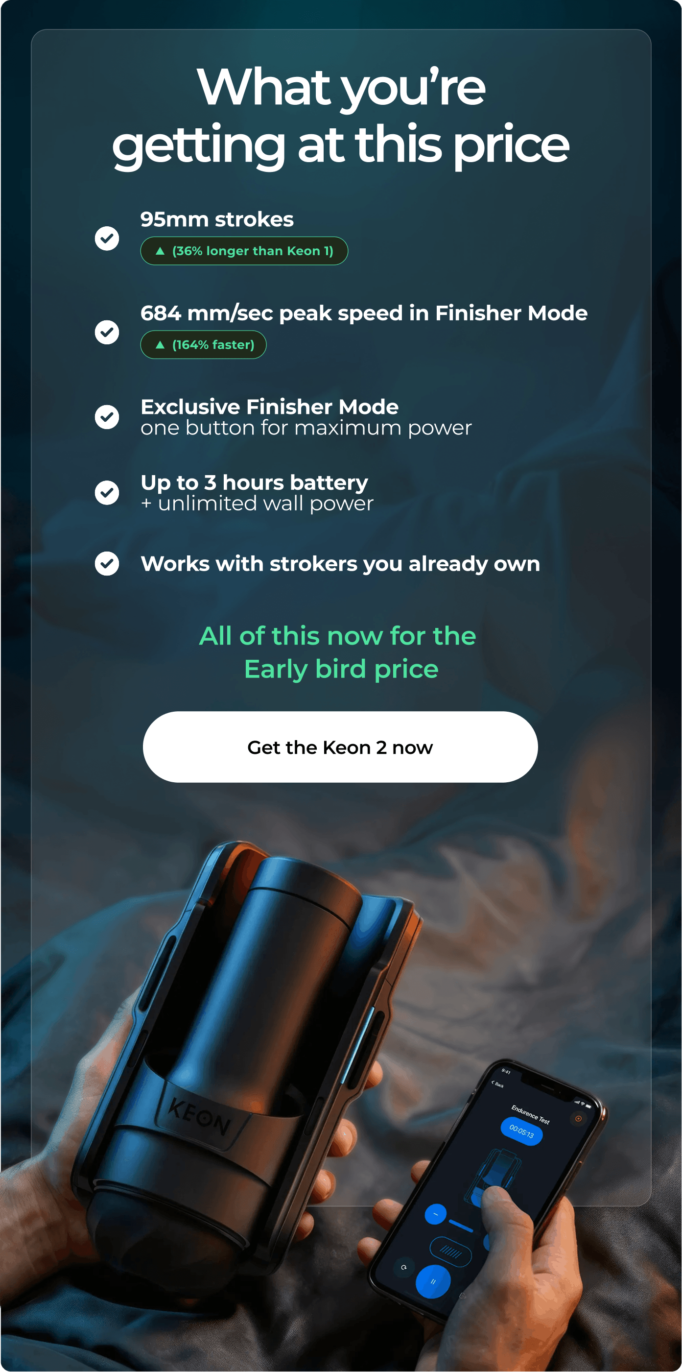 What you’re getting at this price