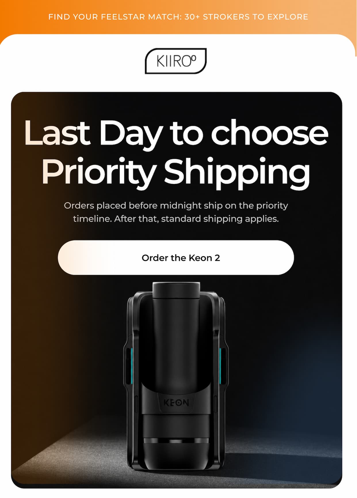 Last Day to choose Priority Shipping