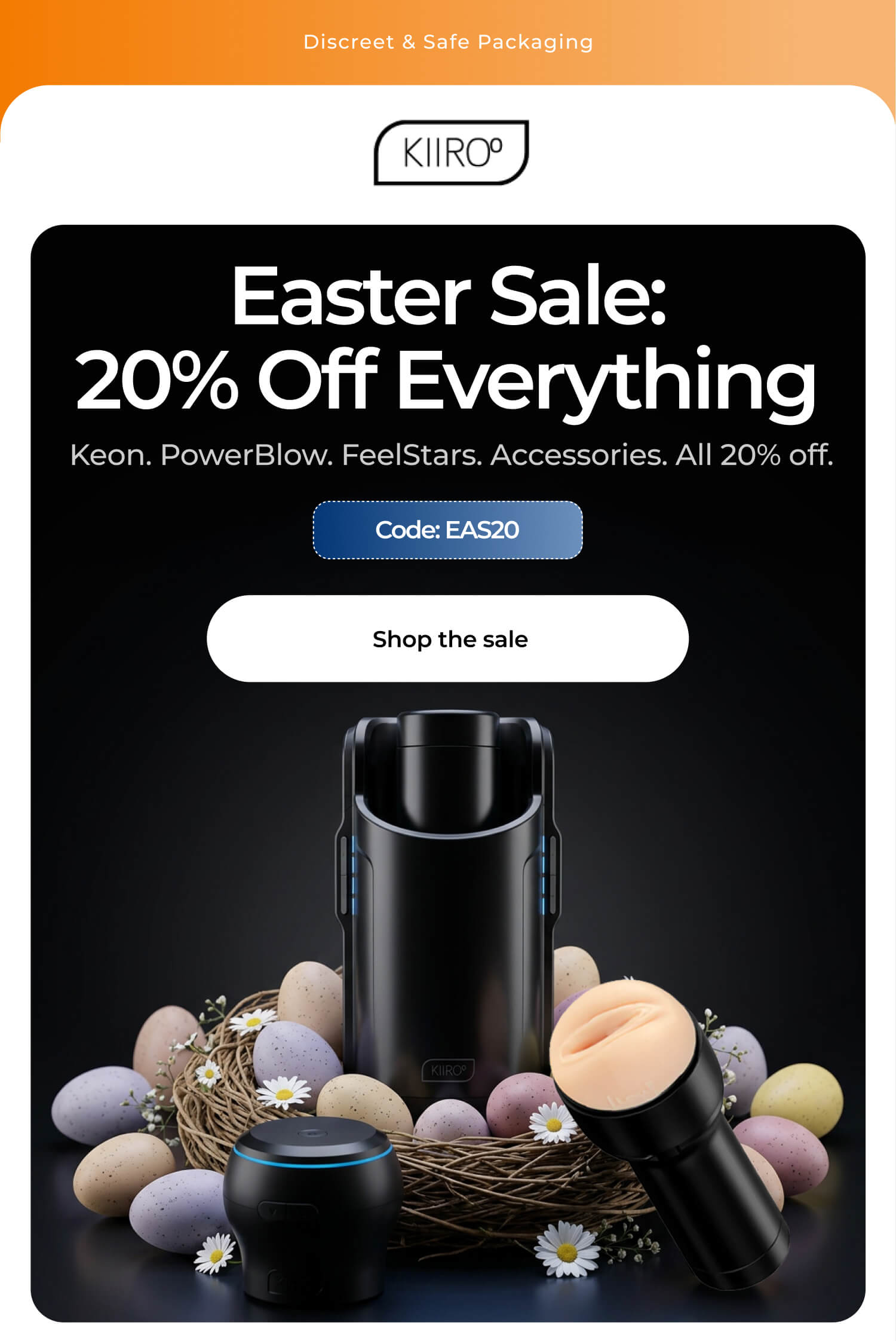Easter Sale: 20% Off Everything