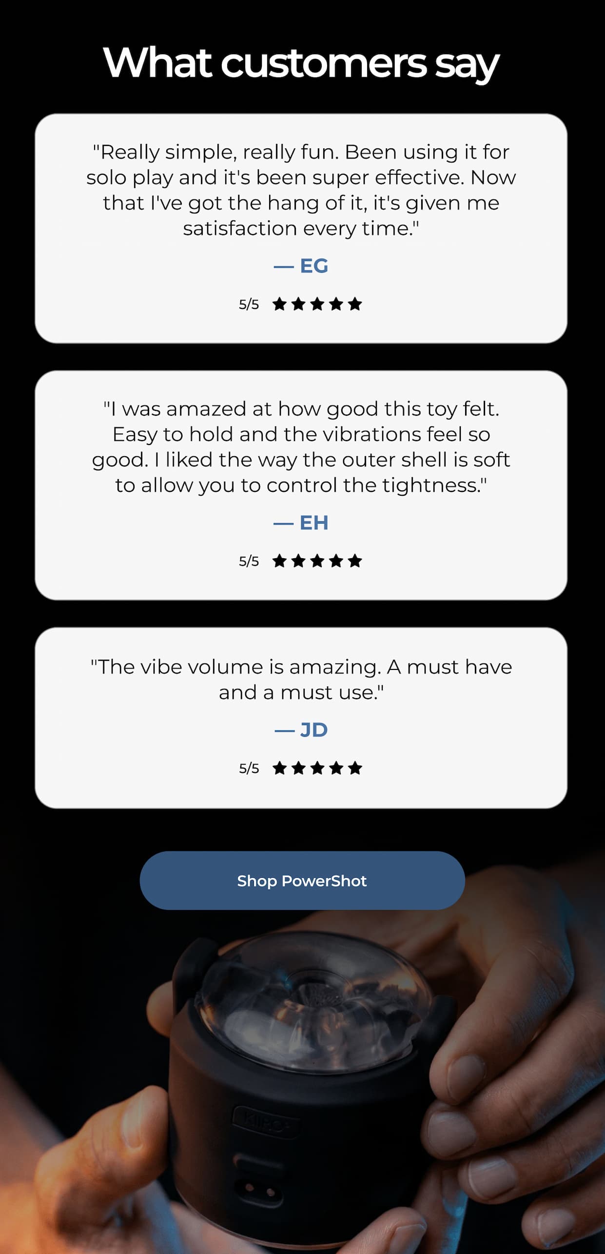 What customers say