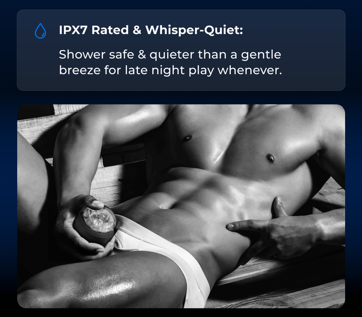 IPX7 Rated & Whisper-Quiet: Shower safe & quieter than a gentle breeze for late night play whenever.