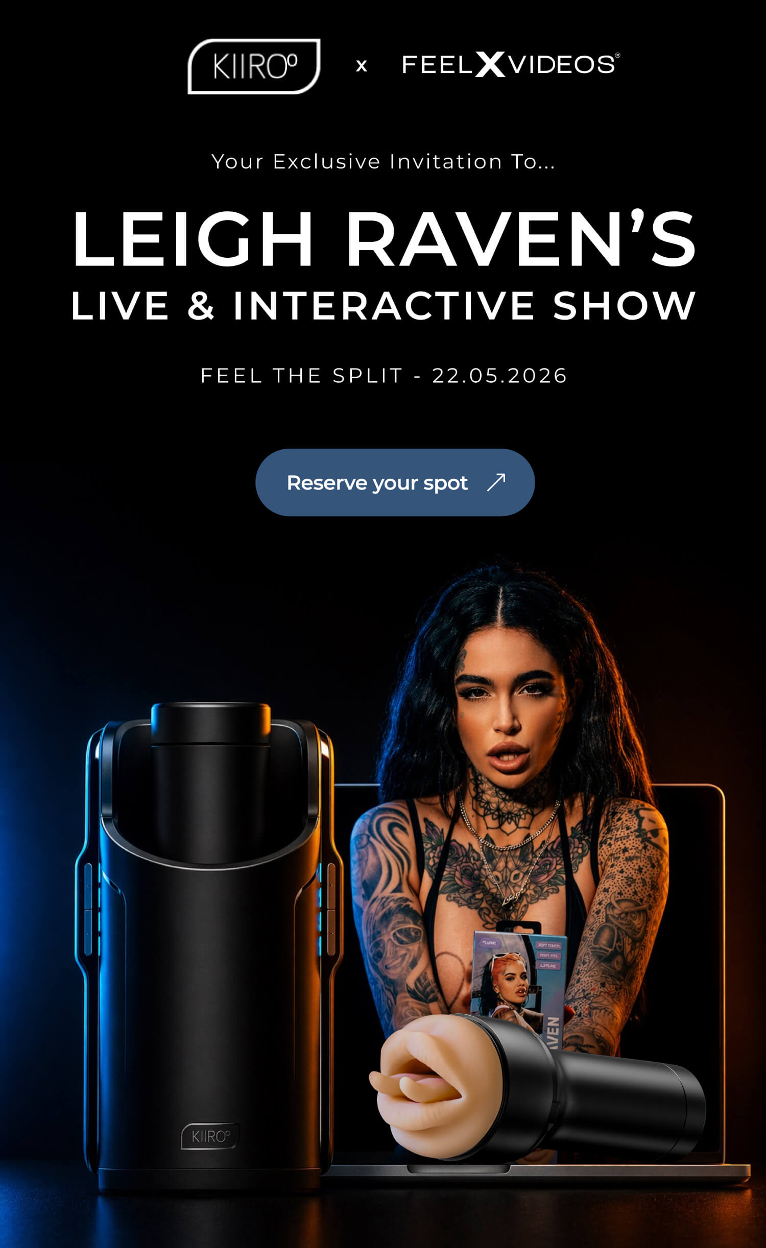 LEIGH RAVEN’S LIVE & INTERACTIVE SHOW