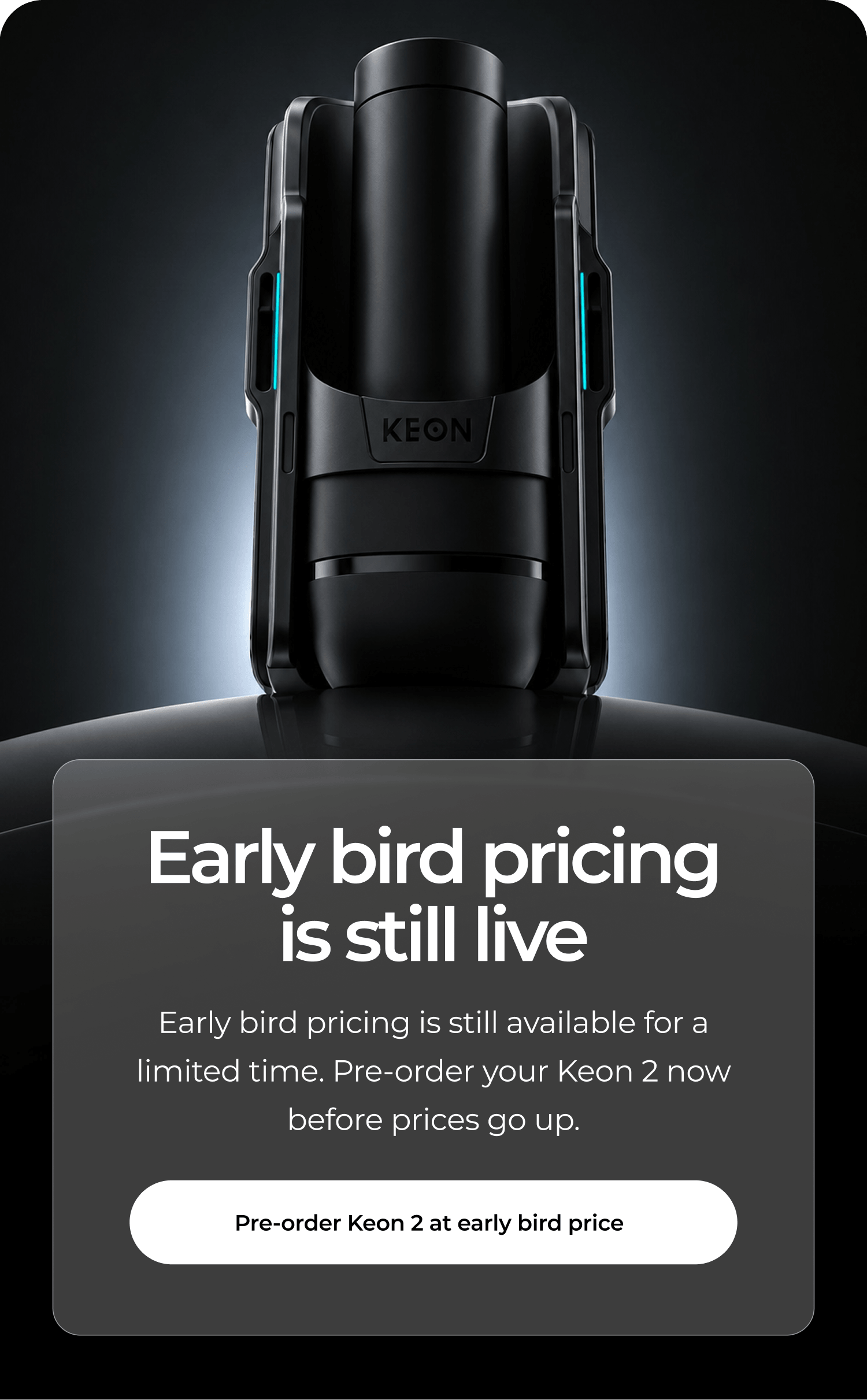 Early bird pricing is still live