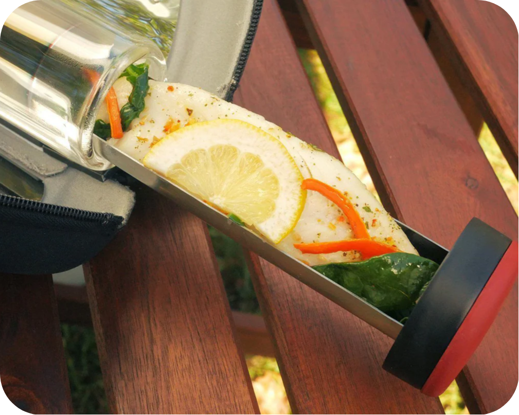 Solar Cooking - Go Fish Recipe