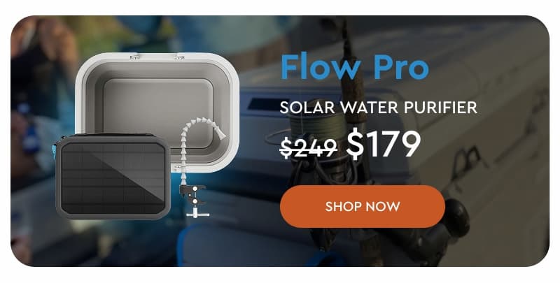 Flow Pro Solar Water Purifier