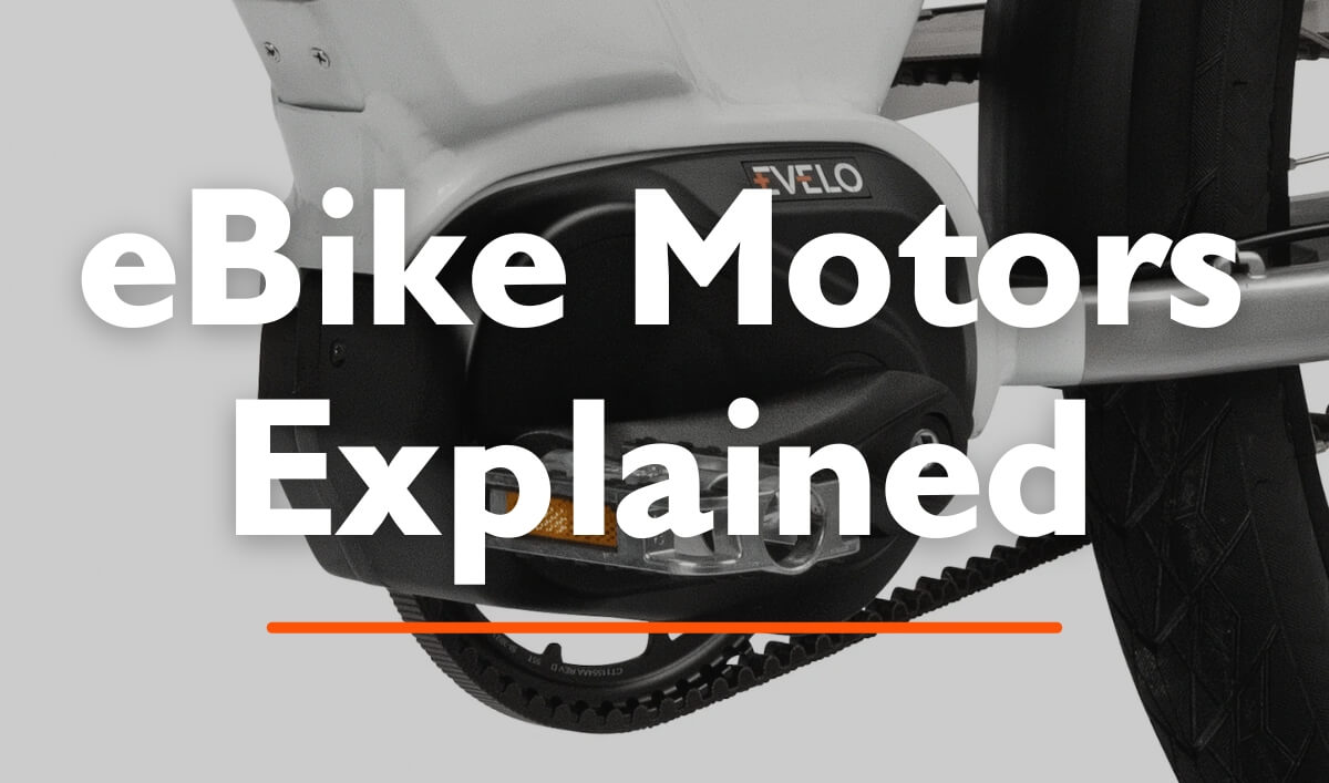 eBikes Motors Explained EVELO Electric Bicycles