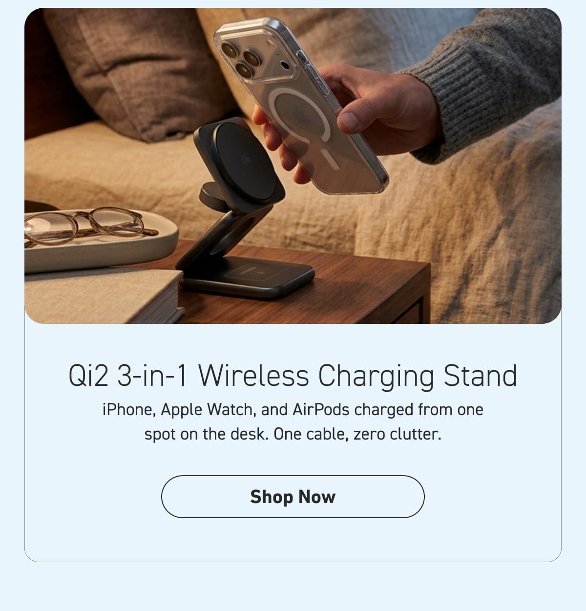 Qi2 3-in-1 Wireless Charging Stand [Click here to Shop Now]