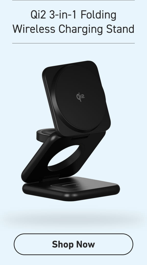 Qi2 3-in-1 Folding Wireless Charging Stand