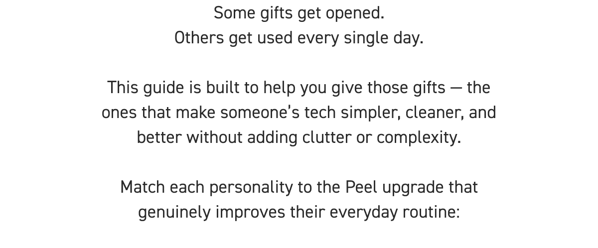 Some gifts get opened. Others get used every single day.