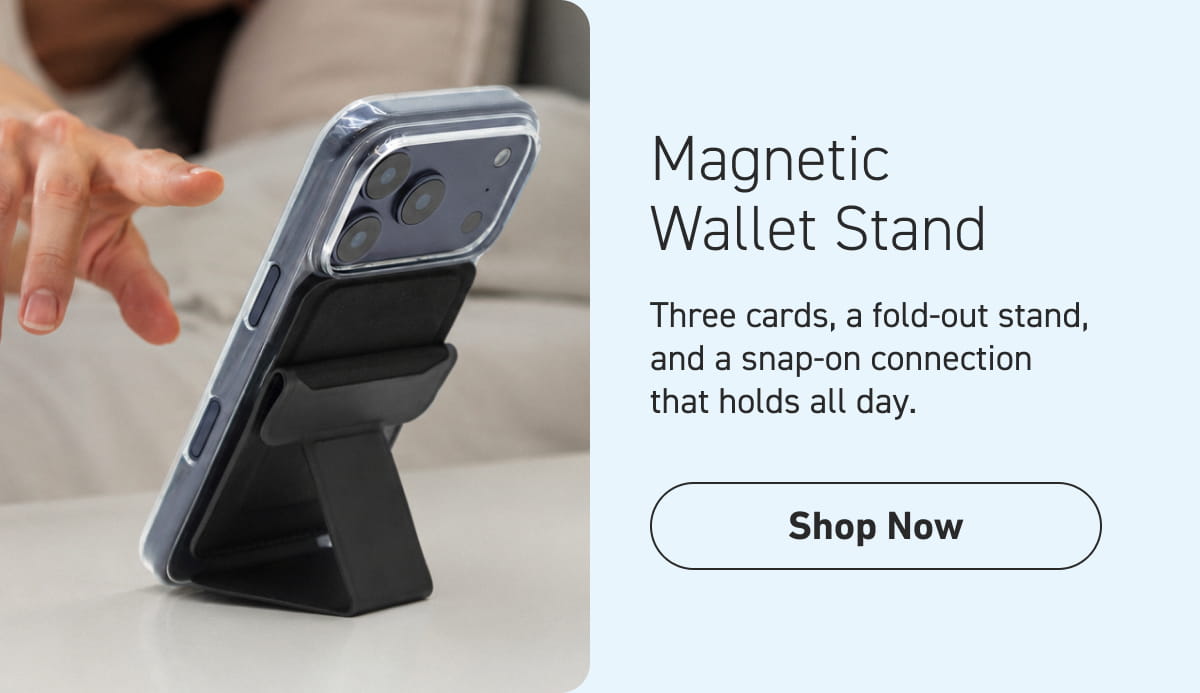 Magnetic Wallet Stand [Click here to Shop Now]