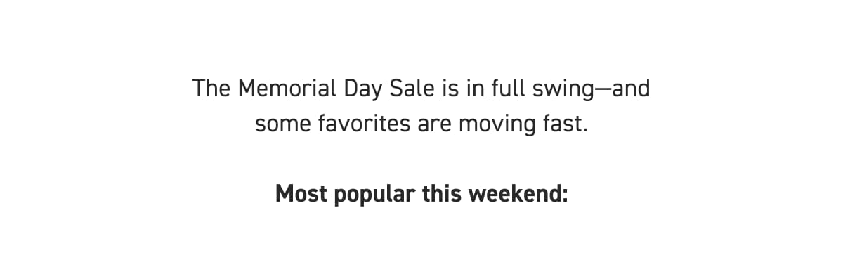 Most popular this weekend