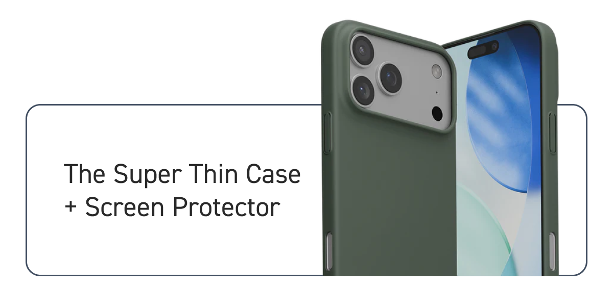 The Super Thin Case + Screen Protector