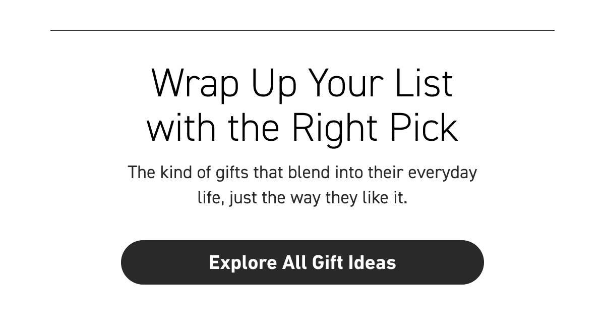 Wrap Up Your List with the Right Pick