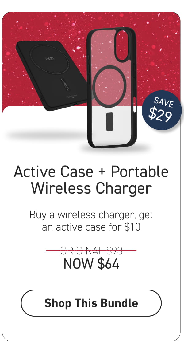 Active Case + Portable Wireless Charger