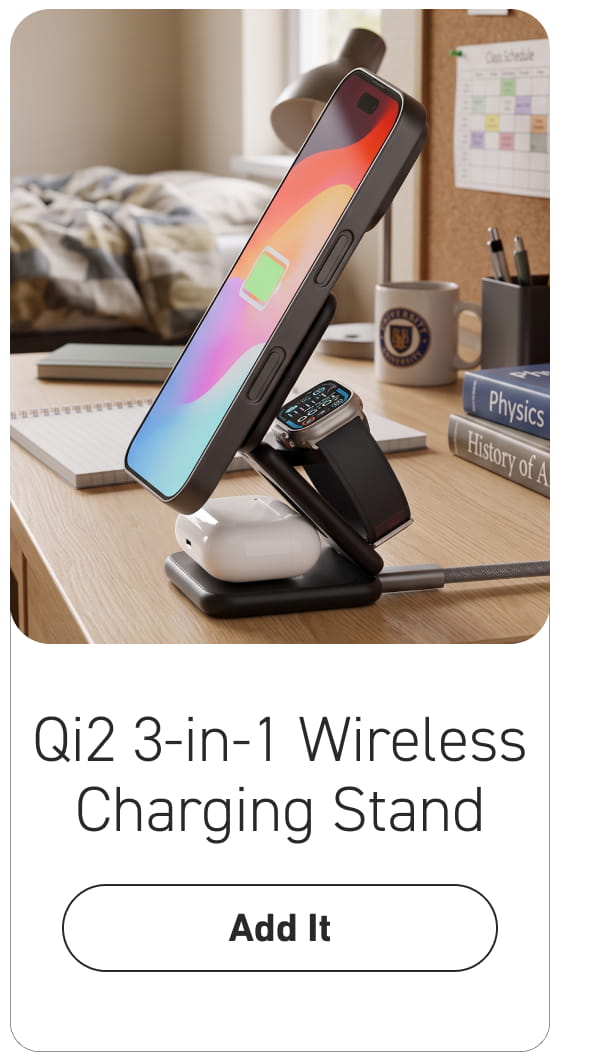 Qi2 3-in-1 Wireless Charging Stand [Click here to Add it]