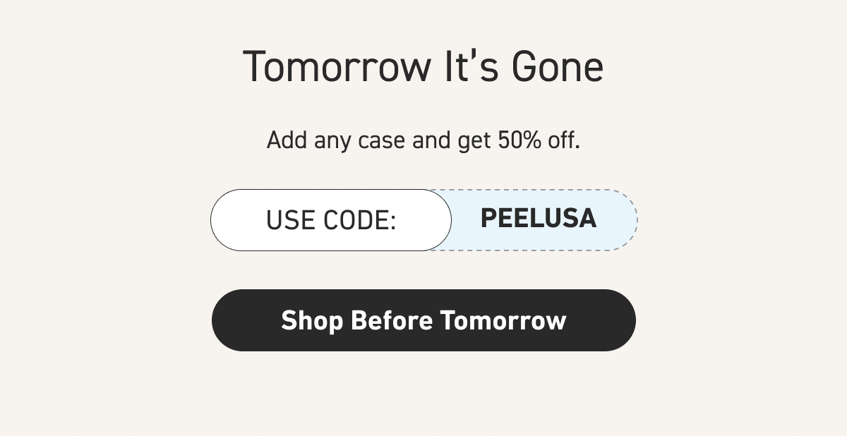 Tomorrow It’s Gone
