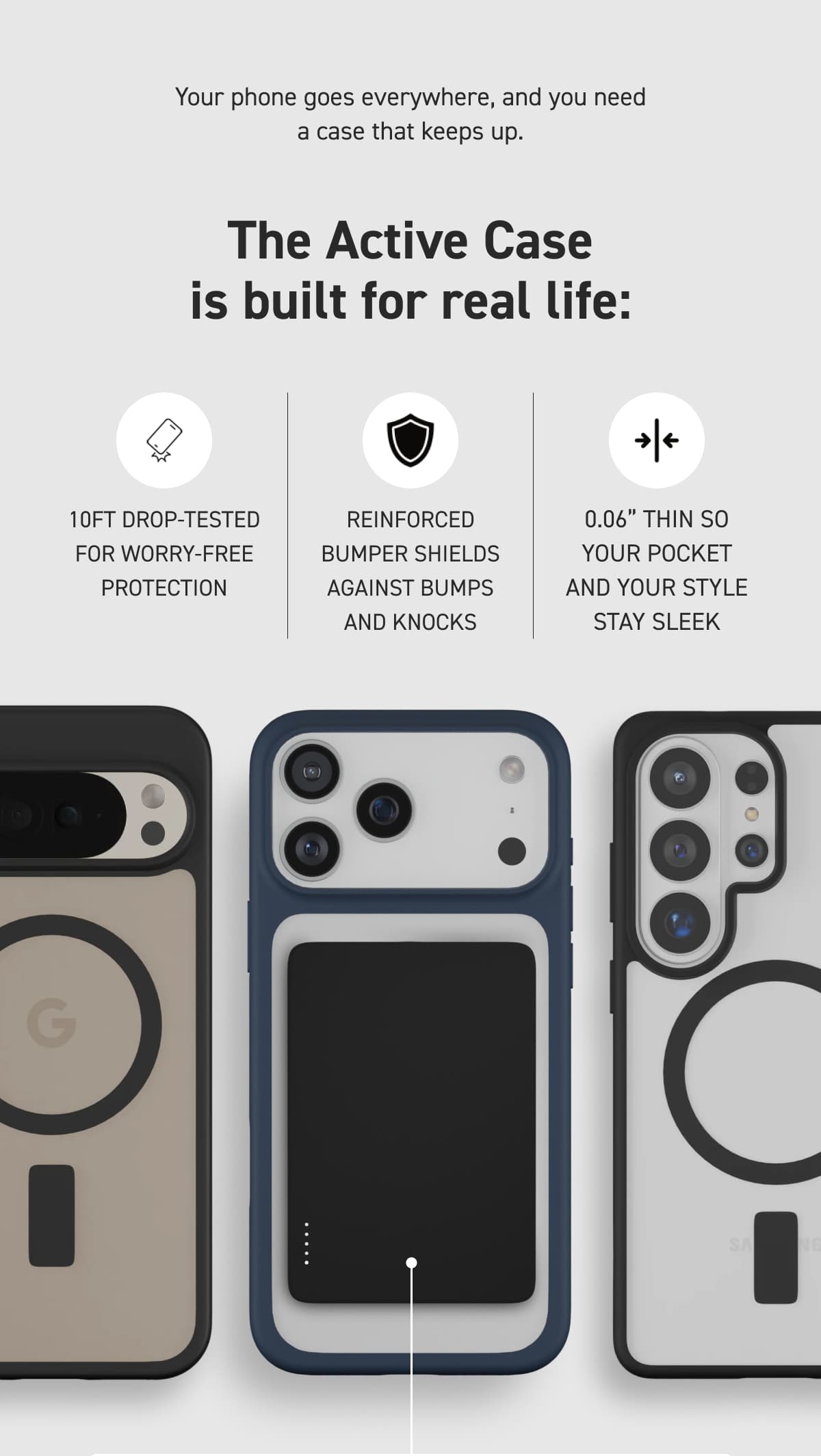 The Active Case is built for real life