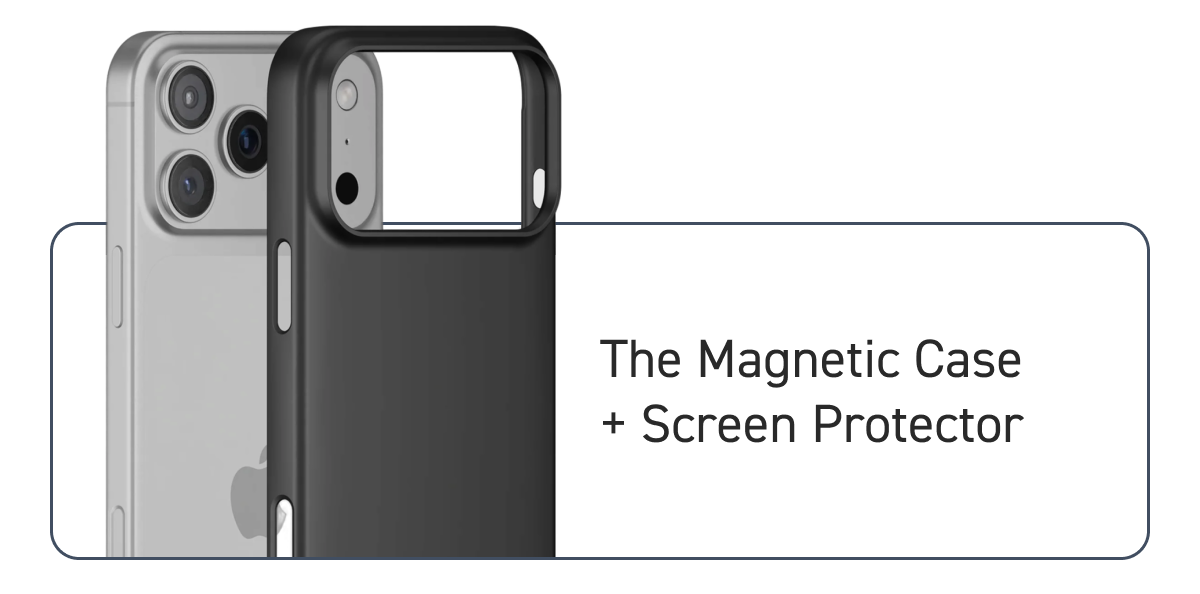 The Magnetic Case + Screen Protector