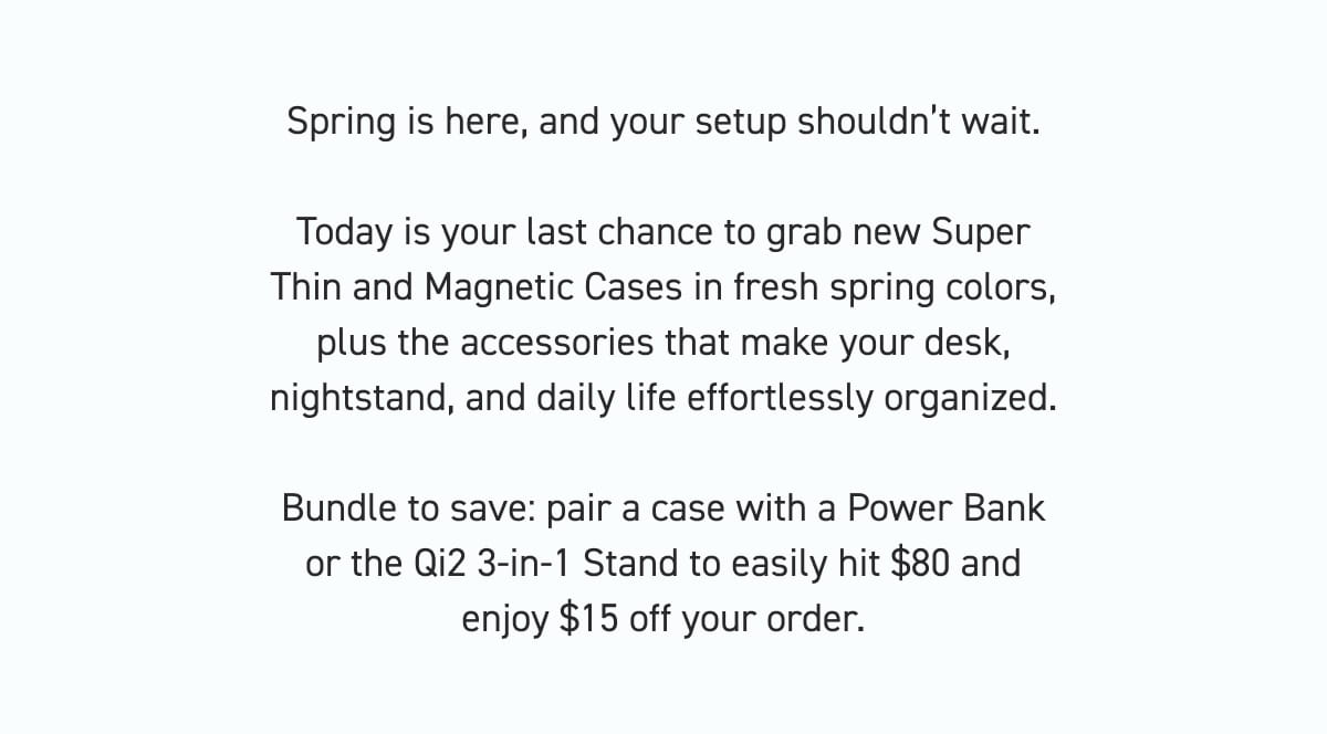 Spring is here, and your setup shouldn’t wait.